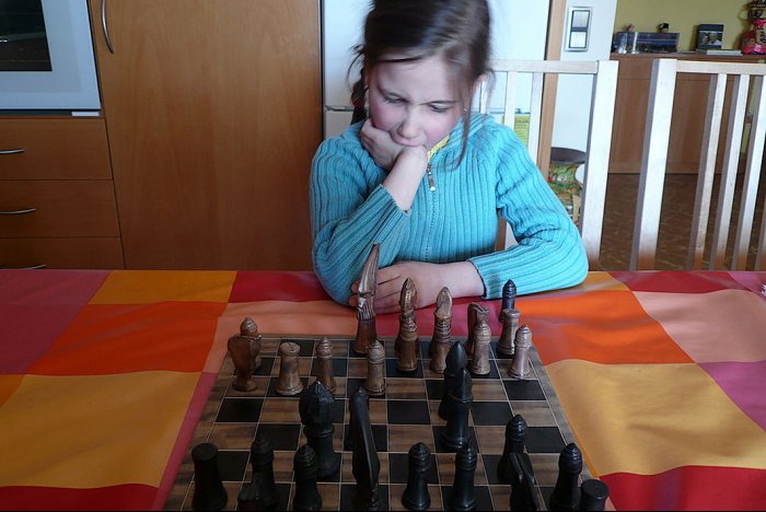 Apasionante partida de ajedrez